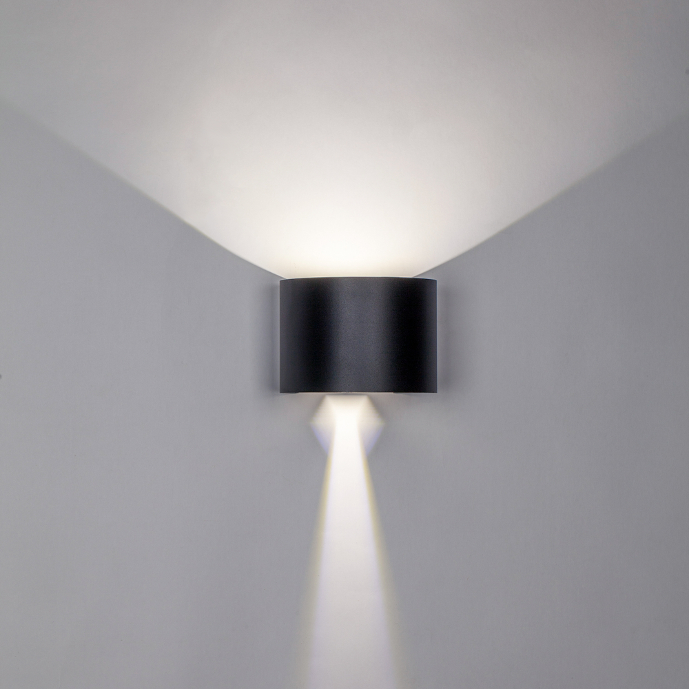 340547 Светильник DALLA 2х3W LED 660LM G ЧЕРНЫЙ 4000K IP65