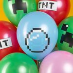 Шар (12''/30 см) Пиксели, TNT, Ассорти, пастель, 2 ст, 25 шт.