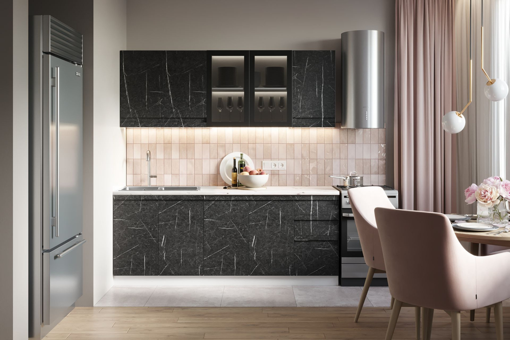 Кухонный гарнитур 200, модульный, ЛДСП, МДФ