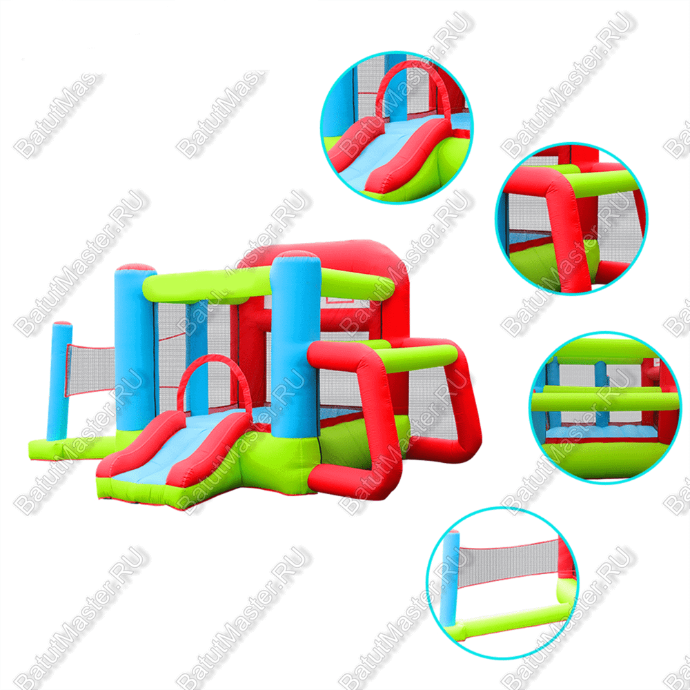 Домашний батут "Активный ребенок" 4,6*2,9*2,1 м