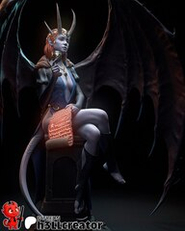 Фигурка Мизора полудьявол врата балдура Mizora Baldurs Gate 3 bg3