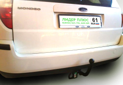 Фаркоп(прицепное) Лидер-Плюс для FORD MONDEO (универсал) 2000-2007(паспорт и сертификат в комплекте)(без электрики)F112-A