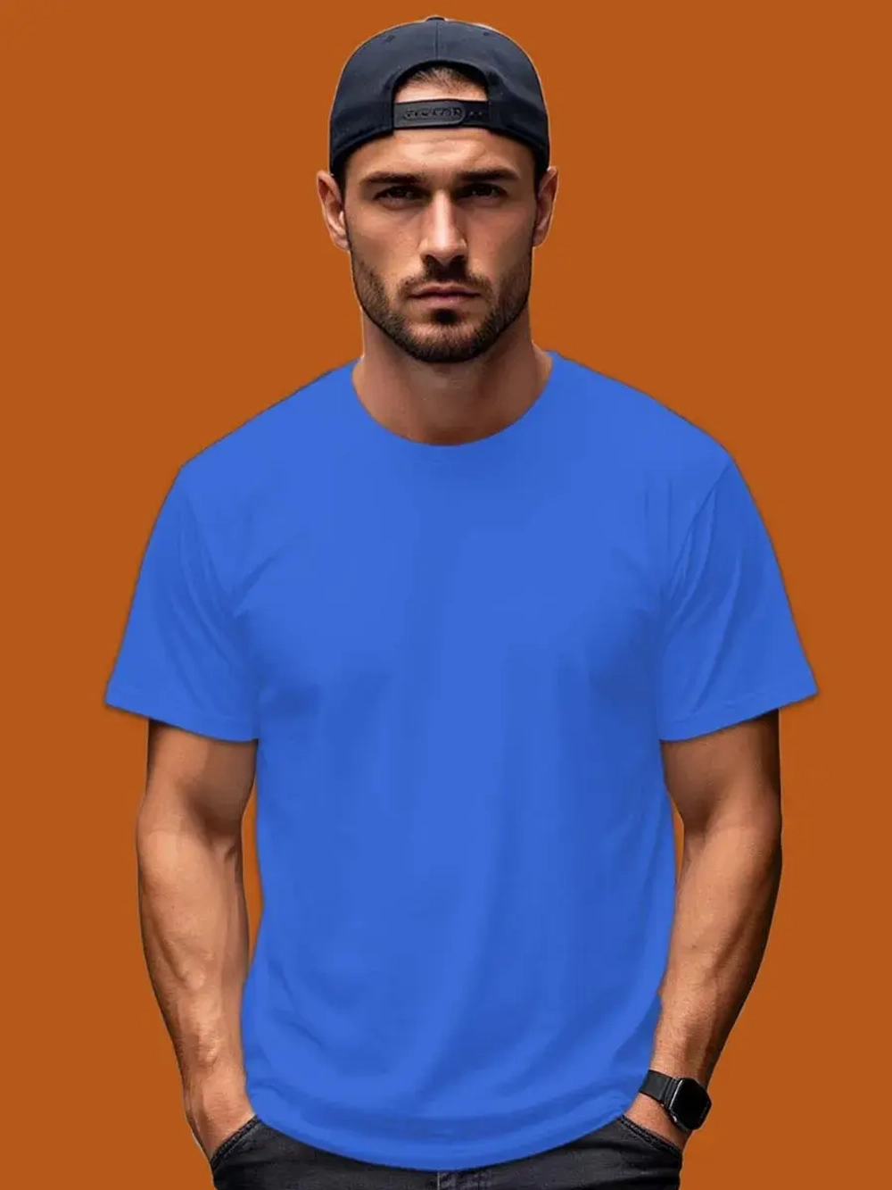 Футболка Взрослая.Премиум однотонная.Набор 2 шт