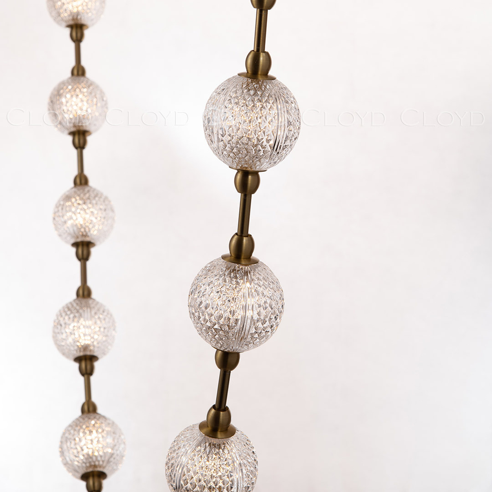 Подвесной светильник Cloyd RACHMANINOFF P20 / шир. 100 см - латунь (арт.11416)