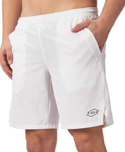 Теннисные шорты Lotto Tech I 9" Shorts - bright white/all black