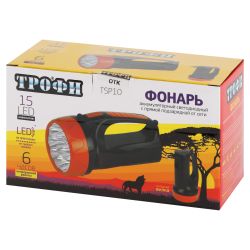 Светодиодный фонарь Трофи TSP10 прожекторный аккумуляторный 2 режима со встроенной зарядкой | Трофи
