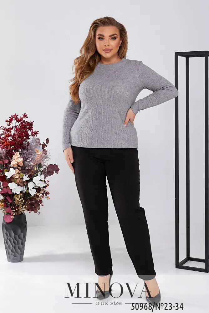 Водолазка 23-34-светло-серый Minova