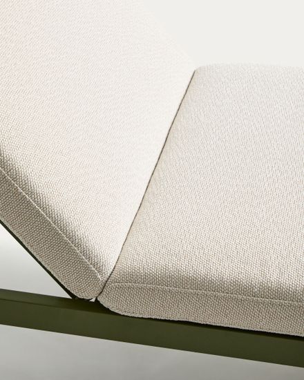 Шезлонг Kionia из зеленого алюминия