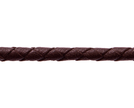 Шнурок плетеный коричневый Ø 4.0 мм, дл. 40 см