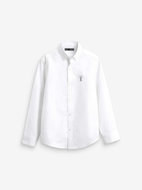 Рубашка для мальчика Next C96-454, 2 шт., Голубой, Белый