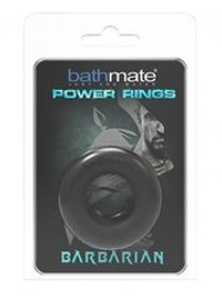 Чёрное эрекционное кольцо Barbarian