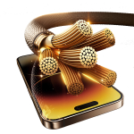 USB-A - Lightning Кабель Baseus Vipow Charging+Data 2.4A 1-2m - Galaxy Natural Titanium