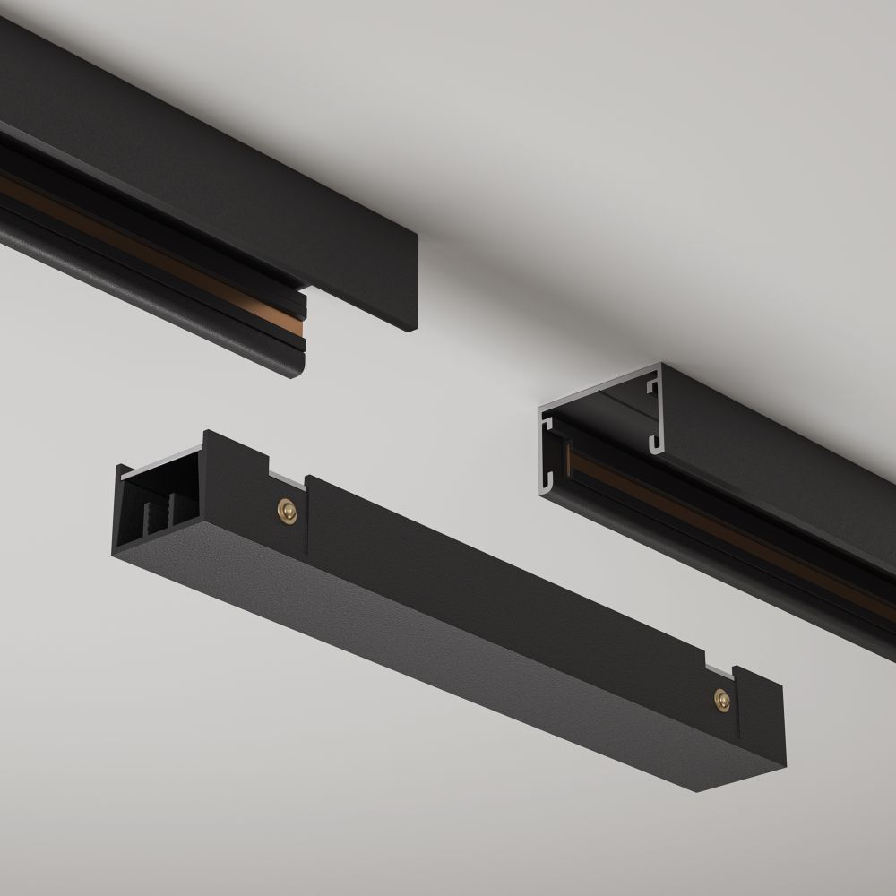 Коннектор питания прямой Maytoni Basity TRA172IPC-1B