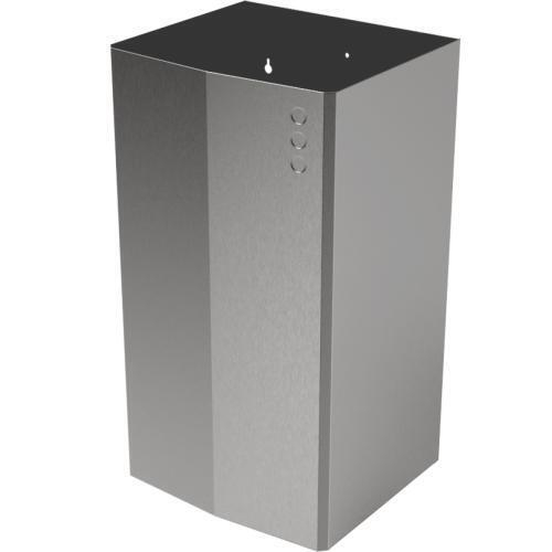 Контейнер для мусора настенный без крышки 65 л. нерж. сталь EVO 14077.65.EVO.S матовый