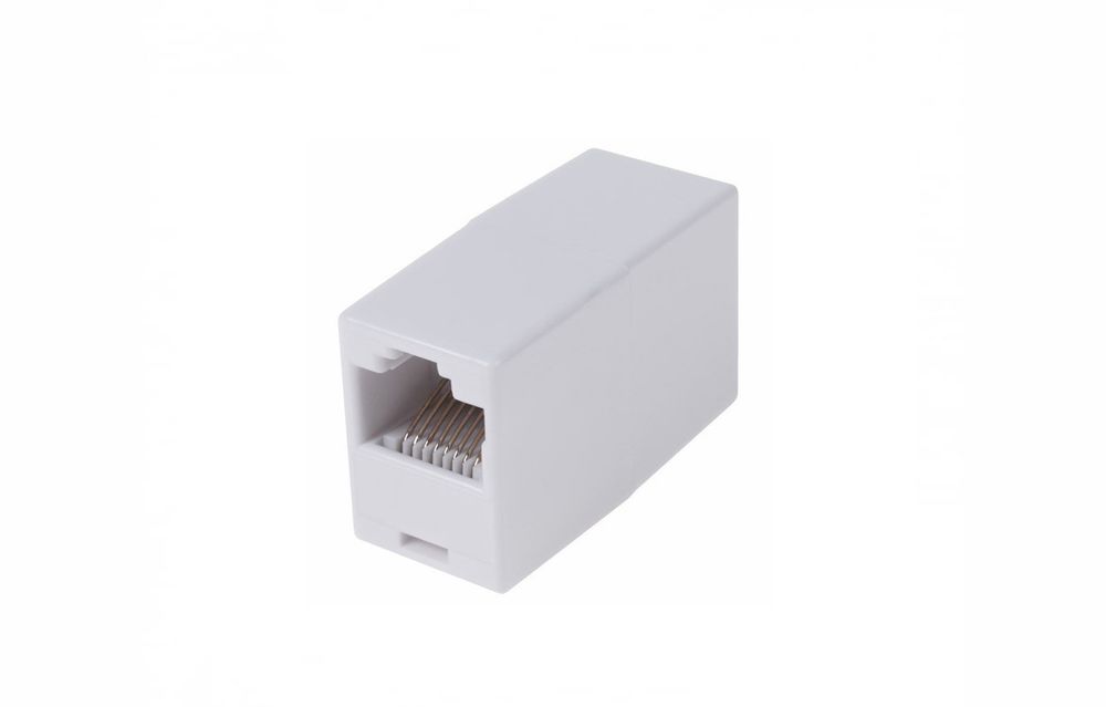 Кабельный соединитель Ripo RJ45-RJ45 (8P8C), Cat.5e (Класс D), 100МГц, неэкранированный, белый, пров