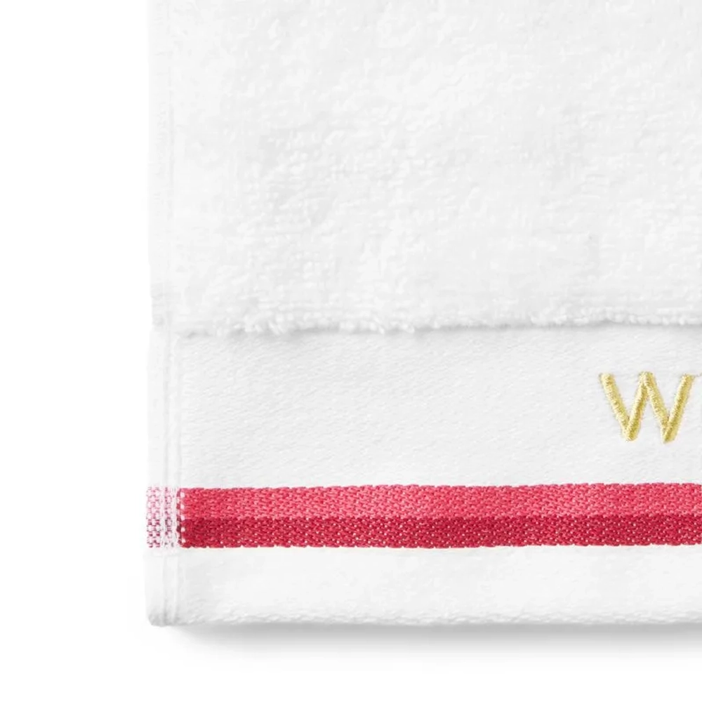 Теннисное полотенце Wimbledon Sports - white/strawberry/pink