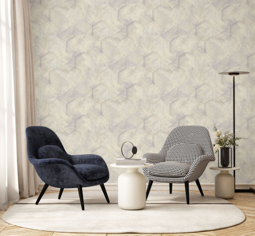 Обои 7173-13 Hexаgon Euro Decor
