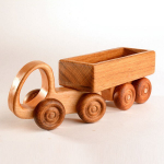Деревянная машинка Трейлер Леснушки
