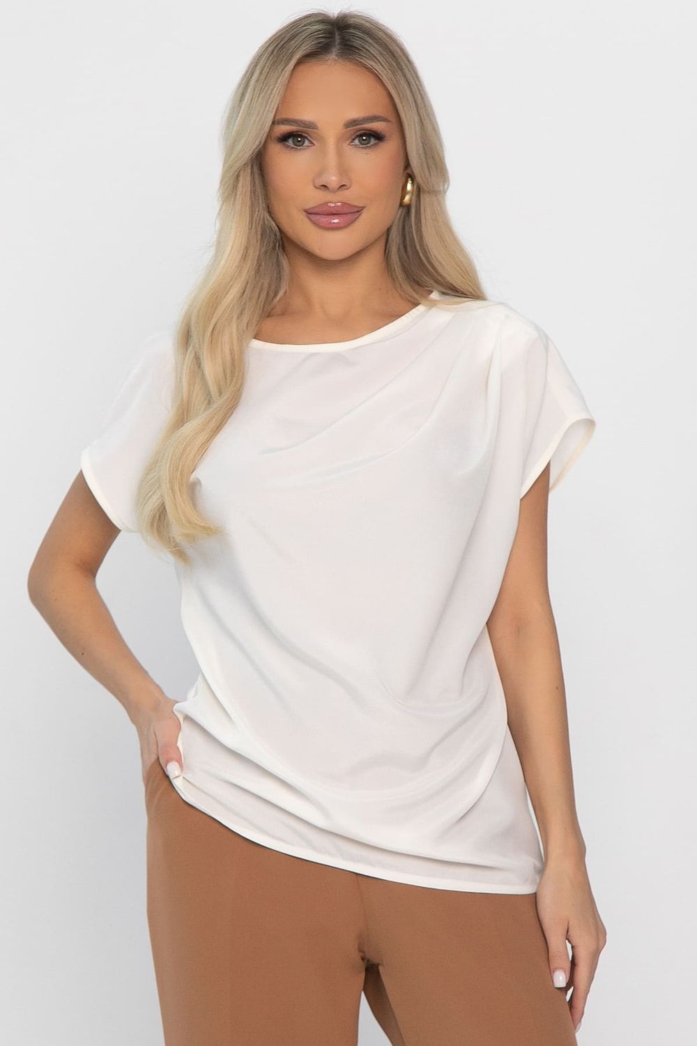 Блуза Маркиза (молочная) Б14565-30М LT Collection