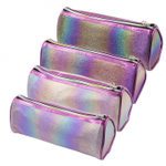 Пенал - тубус Alingar, ПВХ, молния, 80 х 210 мм, "Хамелеон ", ассорти (радужные переливы)