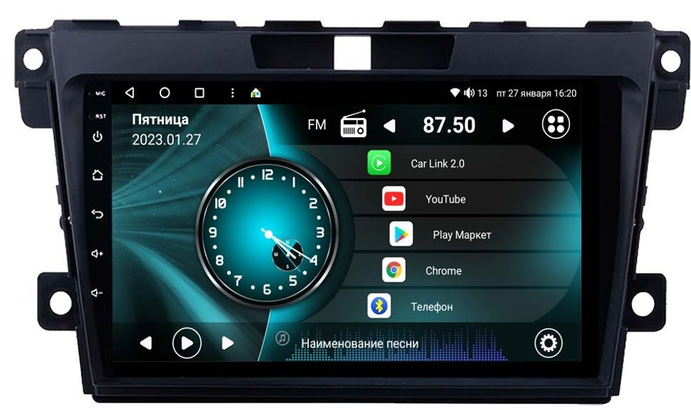 Магнитола для Mazda CX-7 2007-2012 - Vaycar VA41-0097 на Android 13, 8-ядер, 2Гб-32Гб, 4G SIM-слот