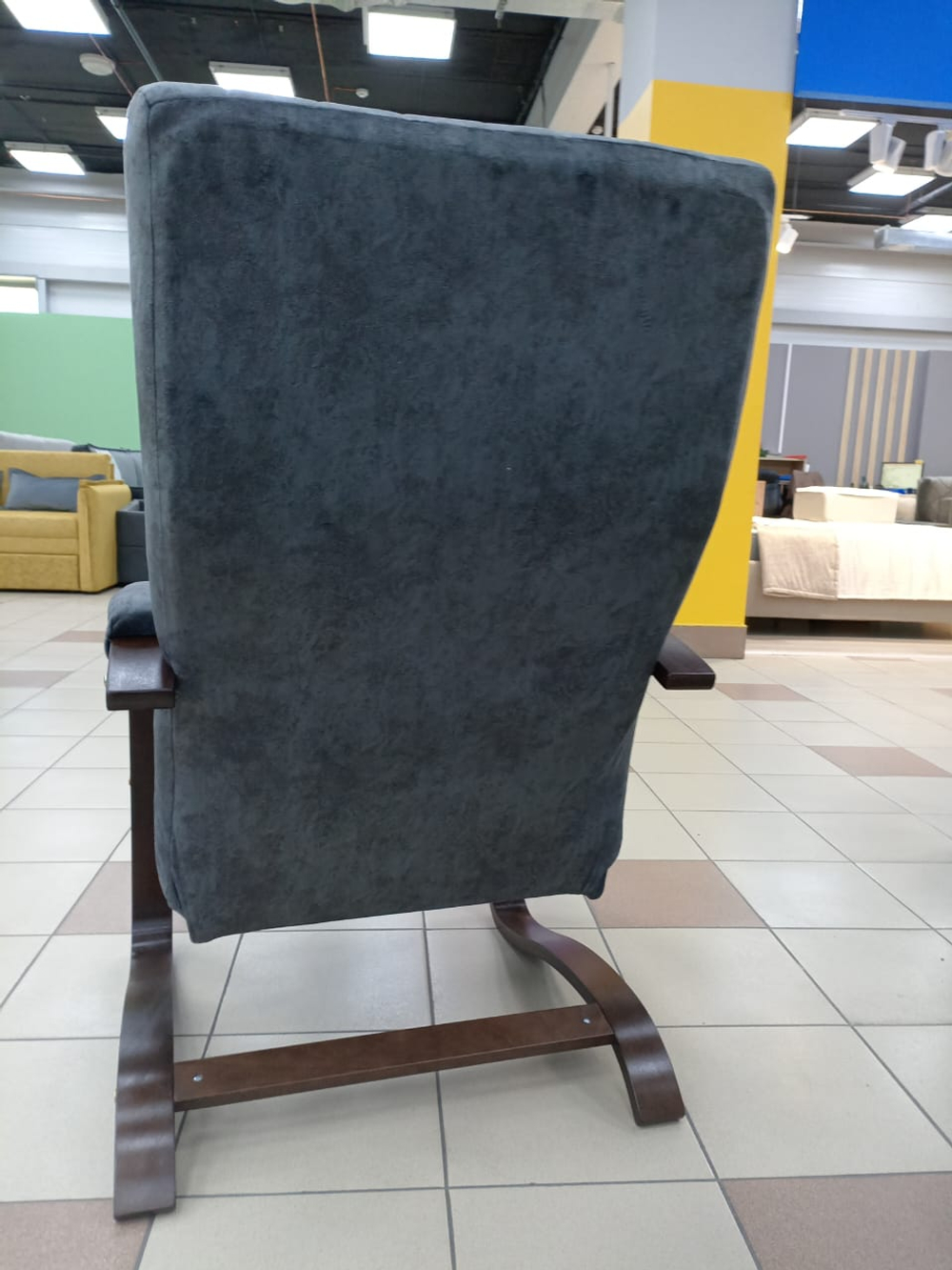 Кресло "Комфорт" Невада графит, Орех