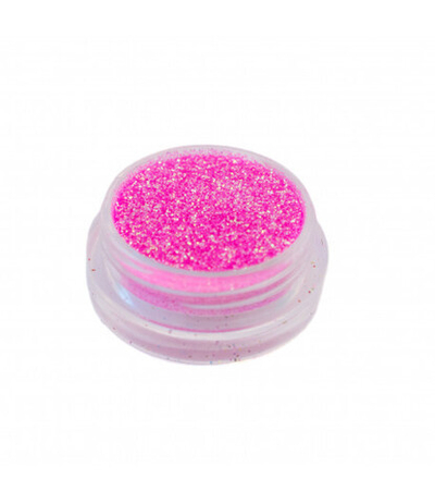 Блестки розовые неоновые 3 гр в баночке