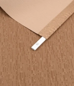 Рулонные шторы из ткани "Блэкаут Круиз" - цвет "Шоколад"