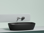 Умывальник чаша накладная овальная (цвет Черный Матовый) Element 610x385x140мм