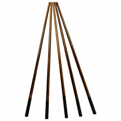 Электрод угольный омедненный круглый Great Wolf 5x305 мм, 5шт GWR5305