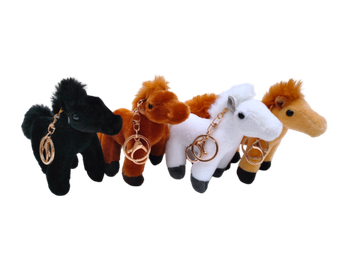 Мягкая игрушка брелок Лошадки в ассорт. 12х13см