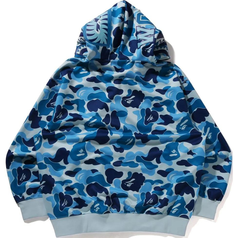 A Bathing Ape Abc Camo Rayon Relaxed Fit Shark Full Zip Худи синий