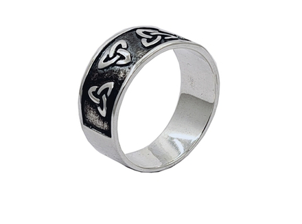 Кольцо с оберегом Триглав