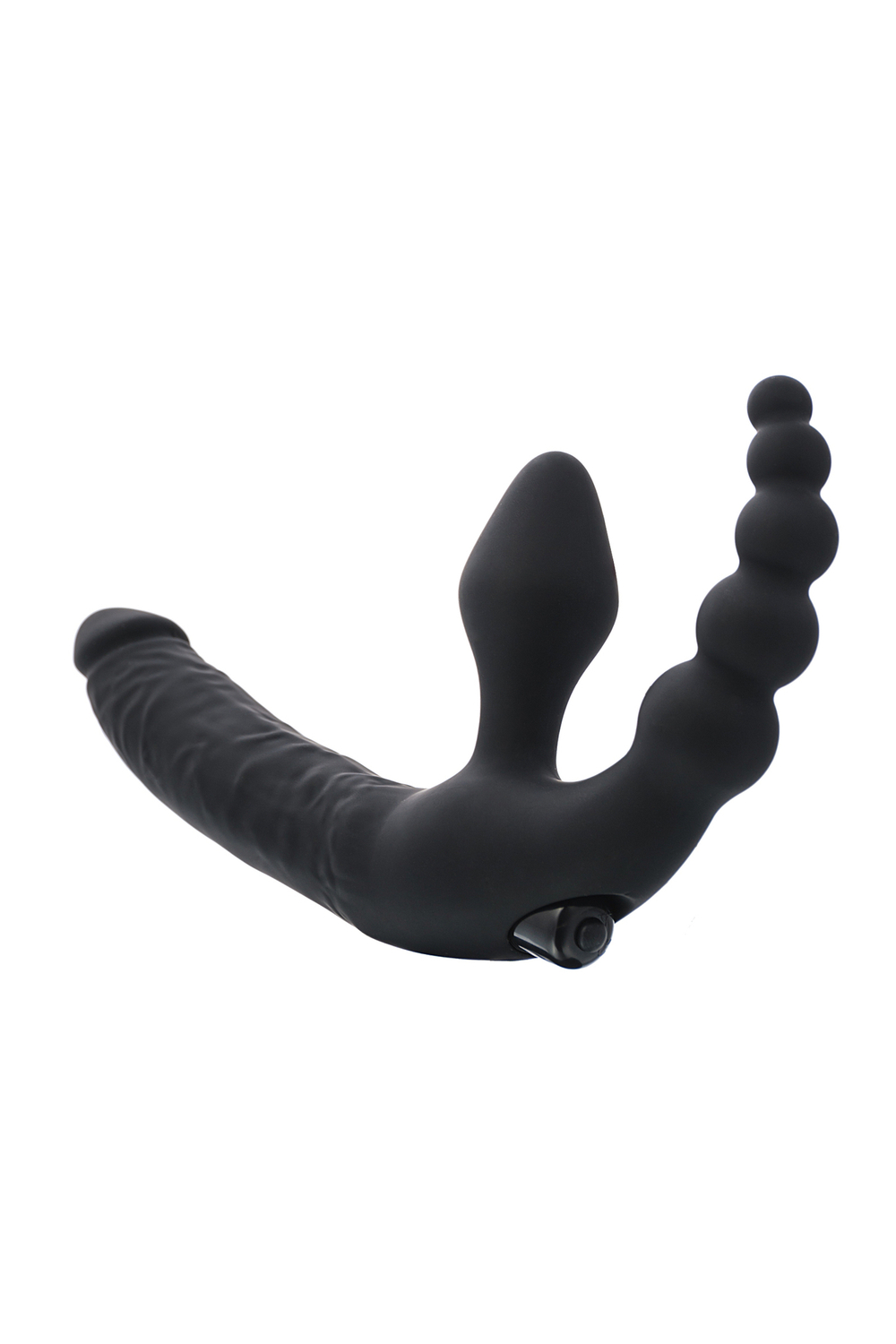 Страпон безремневой Toyfa Black and Red черный