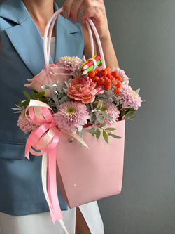 Цветочная сумочка