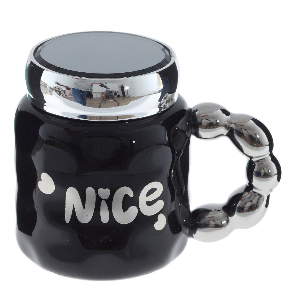 GAEM Кружка с крышкой, 400 мл, L13,5 W9 H11 см, 2в.