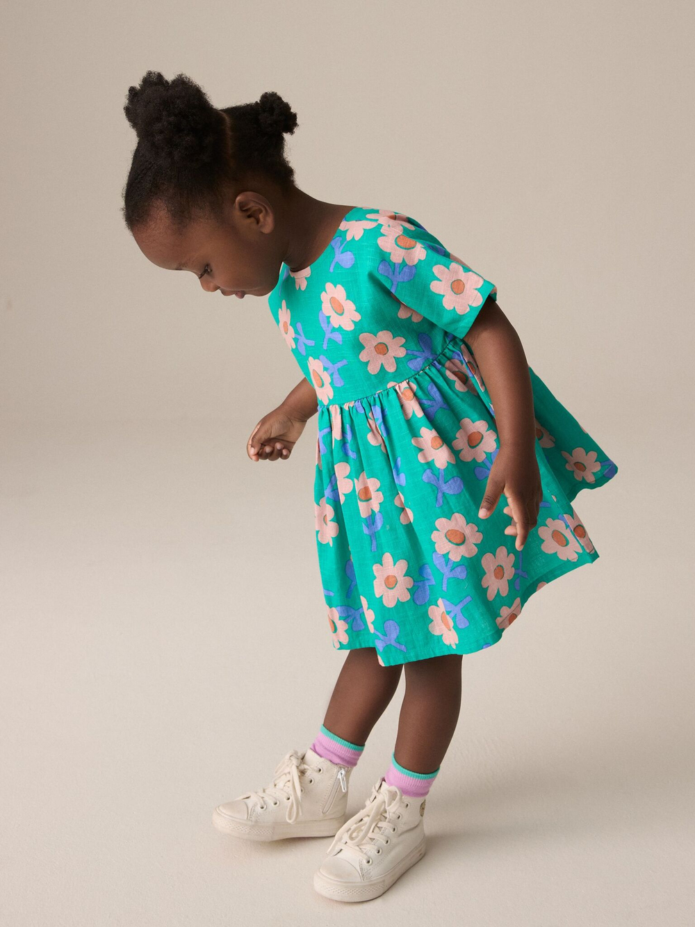 Платье для девочки Next E37-894, Зеленый