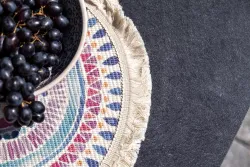 "Верона" лаунж-зона 5-местная плетеная из роупа (веревки), каркас алюминиевый темно-серый, роуп темно-серый