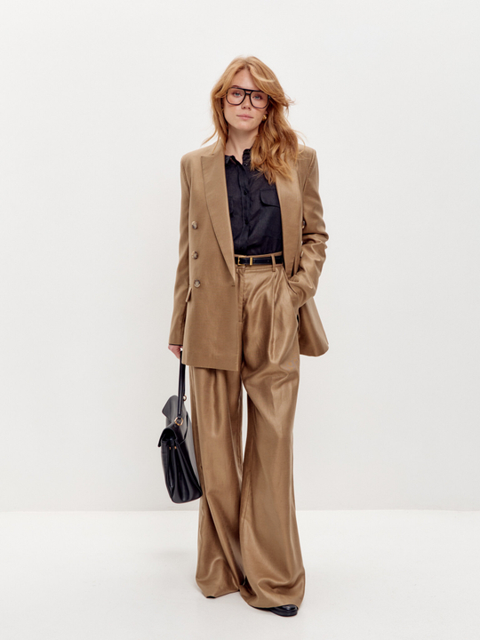 Льняные брюки