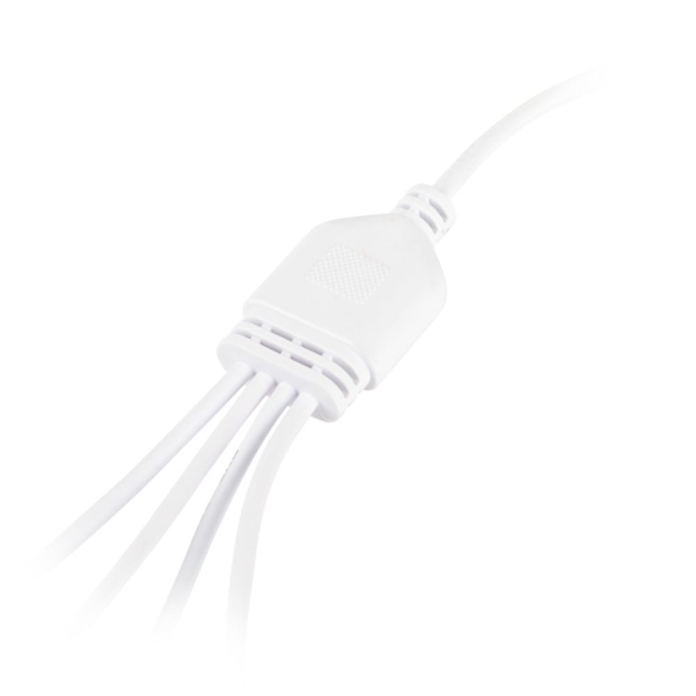 Разветвитель сетевой для линейных светильников ЭРА 4х IEC C7 2pin+timer на 4 точки с таймером 4, 8, 12H 2 м | Аксессуары для фито светильников