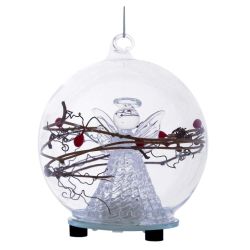 GAEM Украшение новогоднее "Ангел" с подсветкой , D 10 см, L10 W10 H10 см