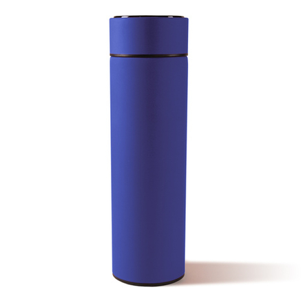 Термос MARK LED soft touch Синий