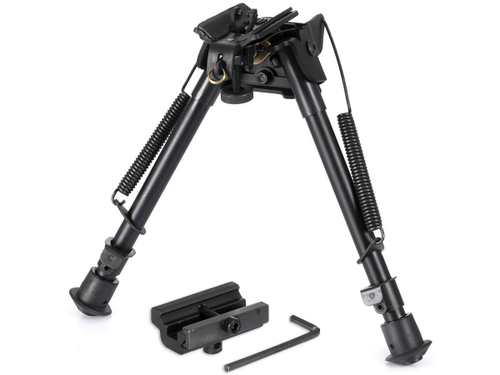 Сошки ShotTime на антабочный винт с качалкой 5 позиций L=19,8-30см