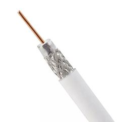 Кабель RG 6/48 CU/Fe белый 09425