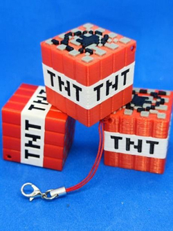 брелок из вселенной minecraft TNT