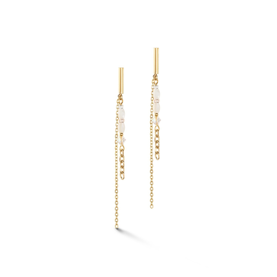 Серьги Coeur de Lion White-Gold 6005/21-1416