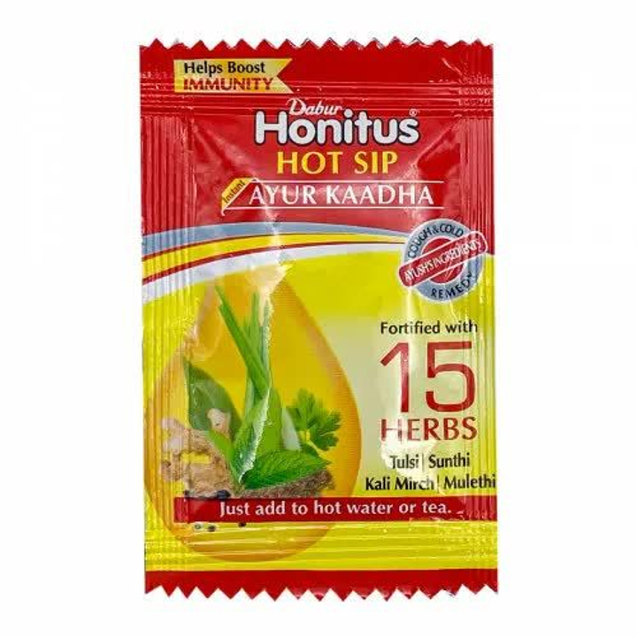 Травяной сбор для настоя Dabur Honitus от кашля и простуды 15 трав Hot Sip 4 г