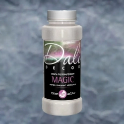 Эмаль акрил. DALI DECOR Magic перламутр. серебро 0,25л (Рогнеда)
