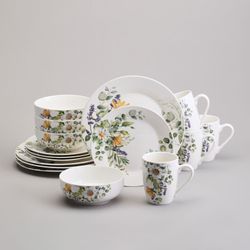 НАБОР ПОСУДЫ ОБЕДЕННЫЙ LEFARD "РОМАШКОВОЕ ПОЛЕ" НА 4 ПЕР. 16 ПР. (КОР=2НАБ.)