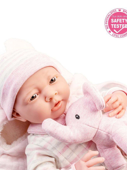 Кукла BERENGUER мягконабивная 39см Newborn (18791)
